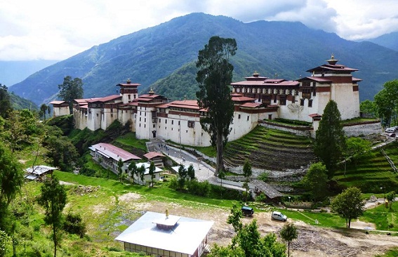 Tongsa bhután turisztikai látványosságok