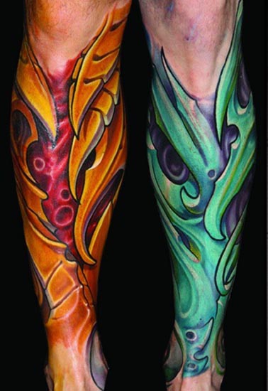 Bio Organic Tattoo Designs 6