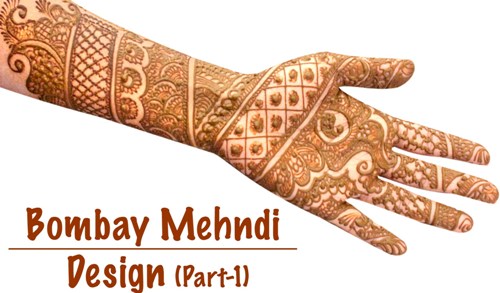 Bombay stil Mehndi designs