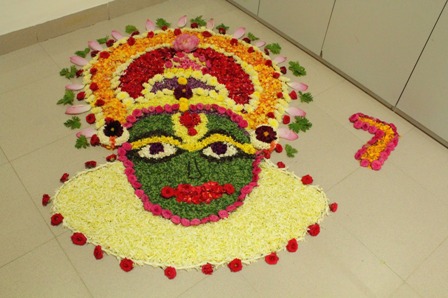 Onam Rangoli Design