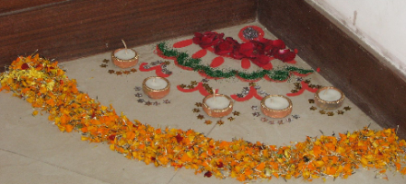 Saroktervezés Diwali számára