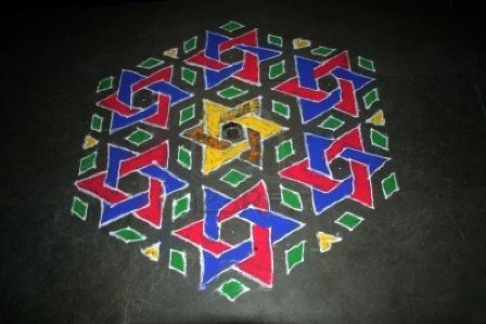 Kellemes Dasara Rangoli Design