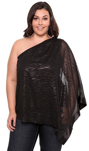 Toppe i silke og chiffon