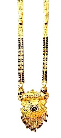 Klassisk 22k guld mangalsutra