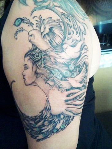 Fantasy Goddess Tattoo