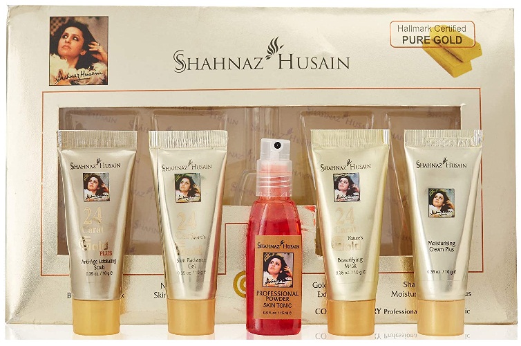 Shahnaz Husain Gold Skin Kit til fedtet hud