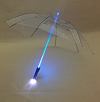 Led Light Saber Transparent Paraplyer
