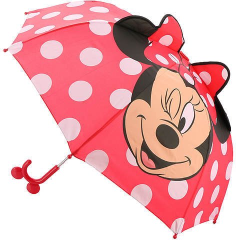 Pigers Minnie Mouse gennemsigtige paraplyer