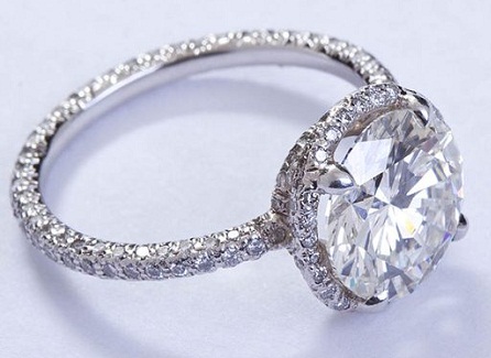 3 karat diamant solitaire ring