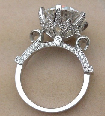 5 karat Royal Design Cut Diamond Ring