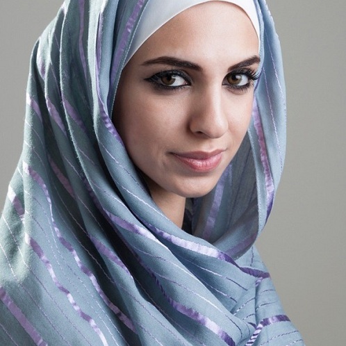 Hijab tørklæde i polyester