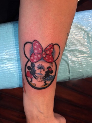 Szenzációs Mickey és Minnie Tattoo Design
