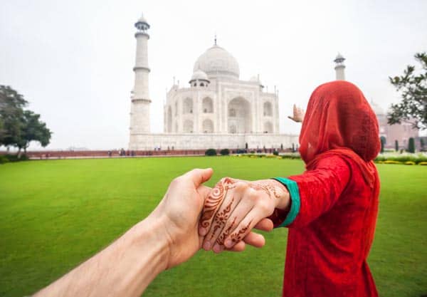 Destinationer til bryllupsrejser i december i Agra