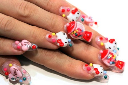 Pikachu Kawaii Japanese Nails