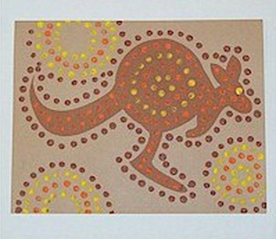 Prikket Kangaroo Craft
