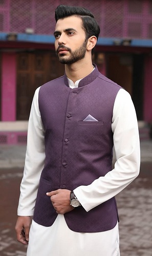 Mindre fancy Kurta -design med vest