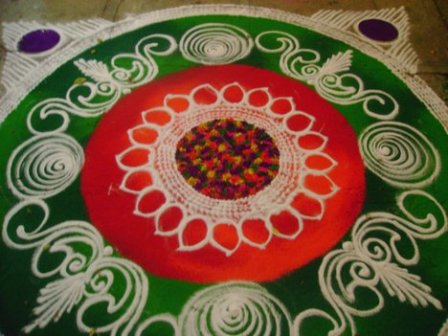 Hiteles marathi Rangoli Design