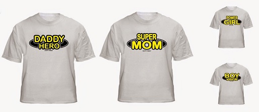 Print Design Familie T -shirts