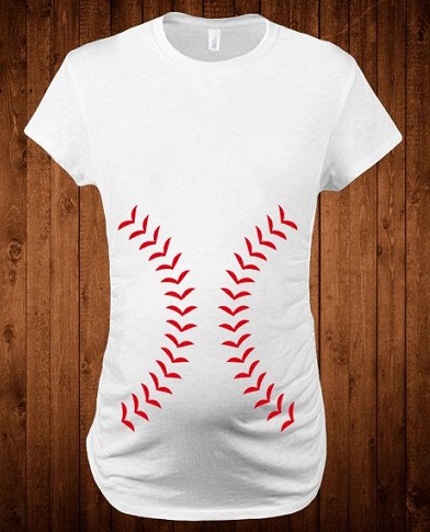Baseball snørebåndsskjorte