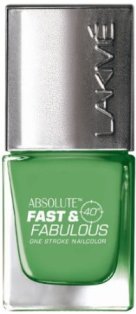 Lakme Fast and Fabulous Nail Color (Going Green) - Matt finish Nail Polish Brands i Indien