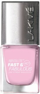 Lakme Fast and Fabulous Nail Color (Pearl Pink) - Matte Finish Nail Polish Brands i Indien