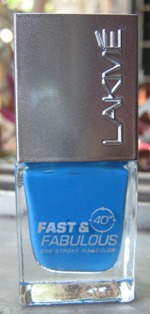 Lakme Fast and Fabulous Nail Color (Aqua Express) - Matt Finish körömlakk márkák Indiában