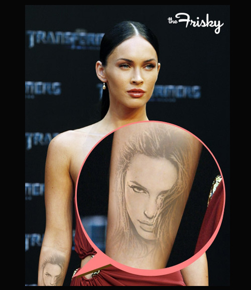 Megan Fox Play Him off Tattoo