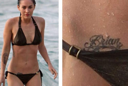 Megan fox Férj neve Tattoo