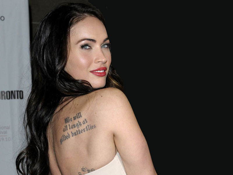 Bedste Megan Fox tatoveringsdesign med betydninger