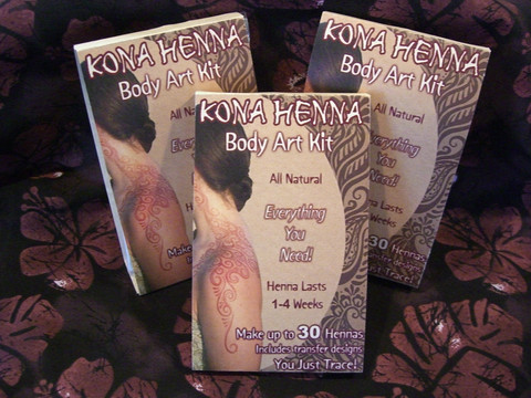 Kona Henna Body Art készlet