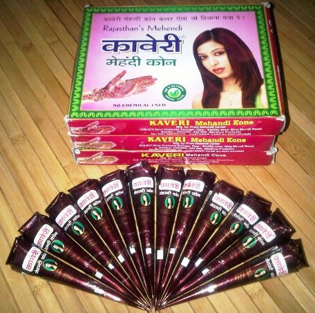 KAVERI Herbla Henna kegler (12 stk.)