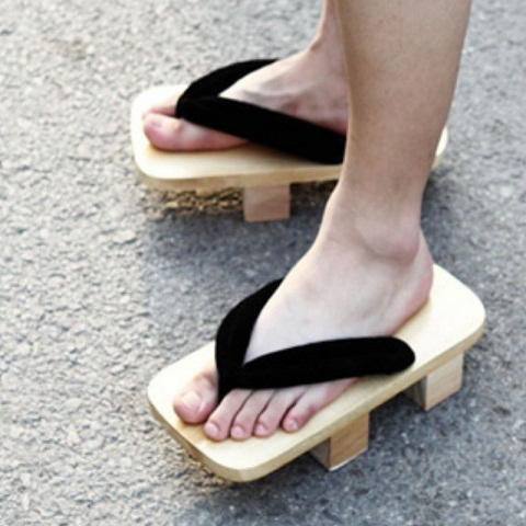 Japansk Geta Unisex træsandal