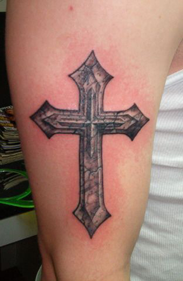 Tribal Cross Tattoos 1
