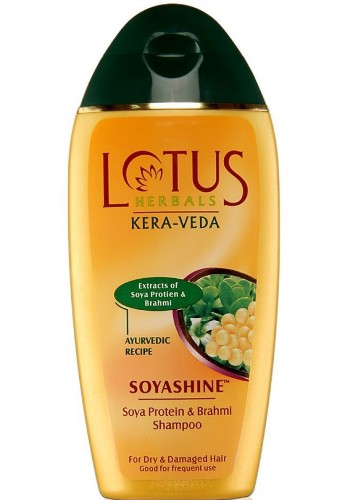 Lotus Herbals Soya Shine- Soja Protein Og Brahmi Shampoo