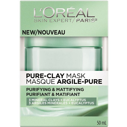 A L’Oreal Paris Pure Clay tisztít és mattít