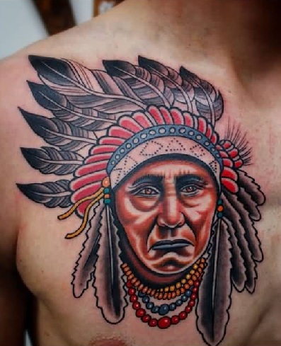 Szomorú indián tetoválások