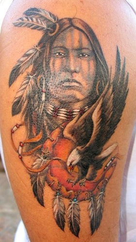 Indiansk tatoveringsdesign