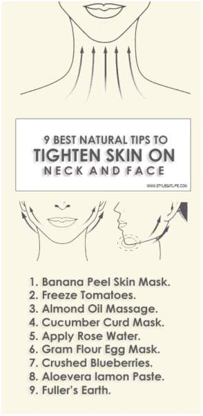 Természetes tippek az arc és a nyak bőrének feszesítéséhez