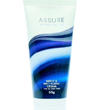 Assure Natural Active Anti-Aging Night Cream Vitamin E beriget