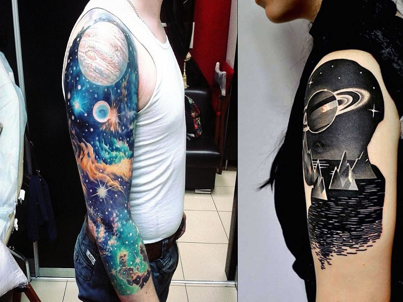 űr tetoválás