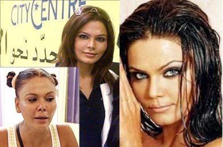 Rakhi Sawant Uden Makeup 6