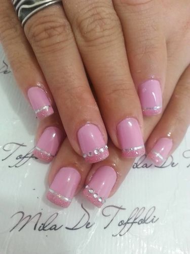 Glitter tips