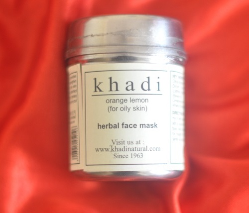 Khadi Orange Citron Ansigtsmaske