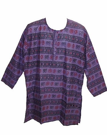 Regular Fit Purple Kurta