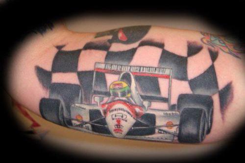 Szenzációs Racing Tattoo Design