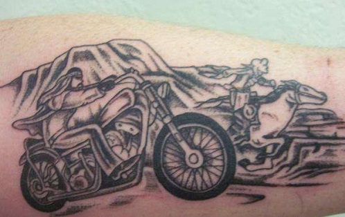 Overraskende Racing Tattoo Design