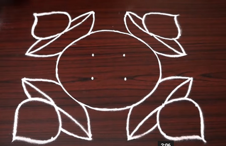 Simpelt Alpona Design Rangoli