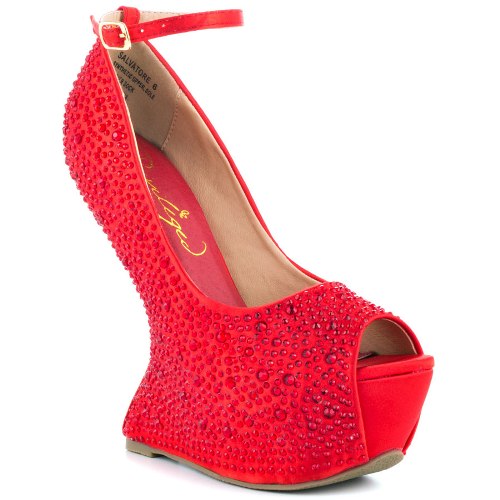 Røde sandaler til kvinder 2