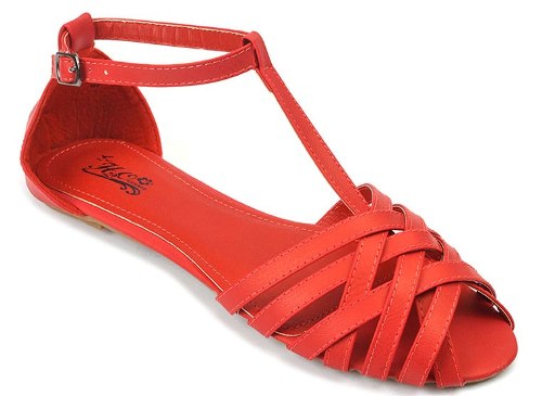 Røde sandaler til kvinder 3