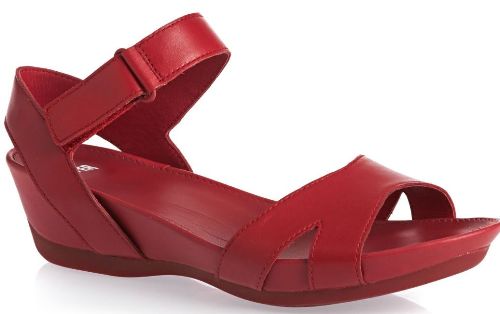 Røde sandaler til kvinder 4